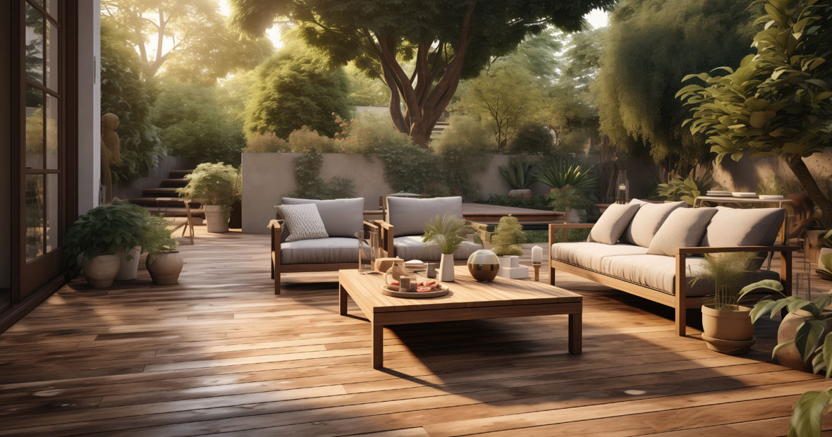 salon de jardin en bois